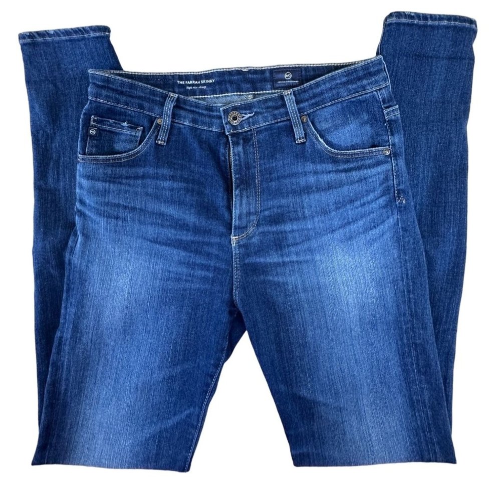 AG Adriano Goldschmied Women's Size 28R Farrah High Rise Skinny Ankle Jeans